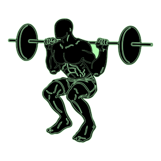 Weight lifting png sticker illustration